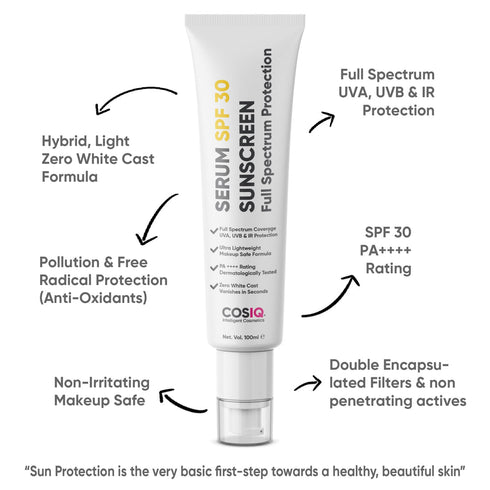 Cosiq SPF 30 Sunscreen Serum 100ml
